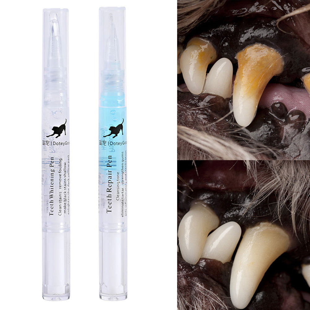 Revitalize Your Pet's Smile: Dog and Cat Teeth Cleaning Pen Kit - Restore and Maintain Dental Health!