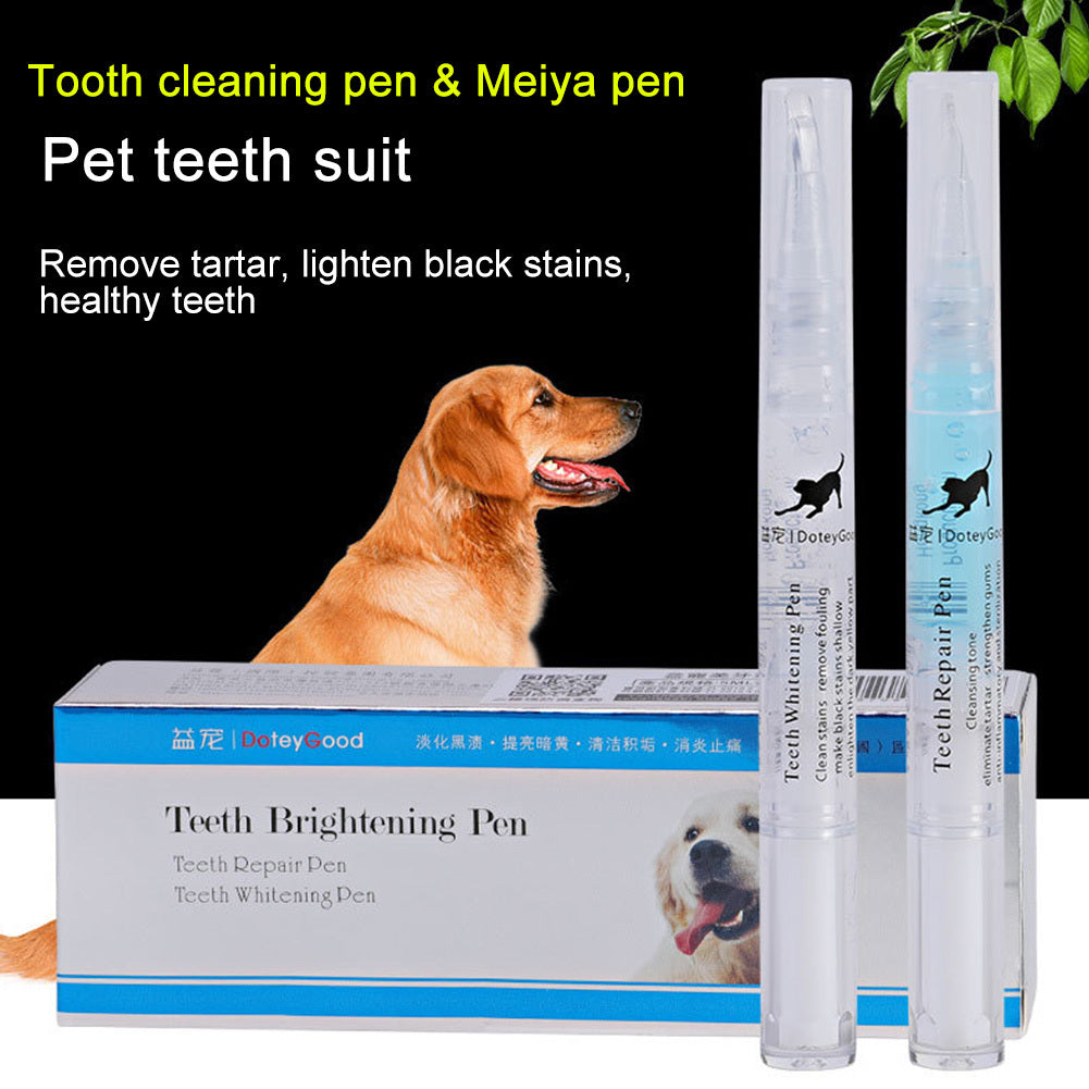 Revitalize Your Pet's Smile: Dog and Cat Teeth Cleaning Pen Kit - Restore and Maintain Dental Health!